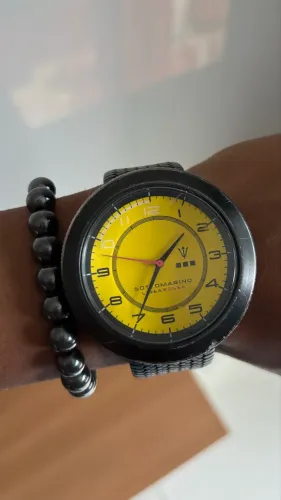 Relógio SottoMarino + Pulseira hematita