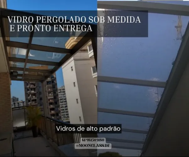 Vidro pergolado sob medida