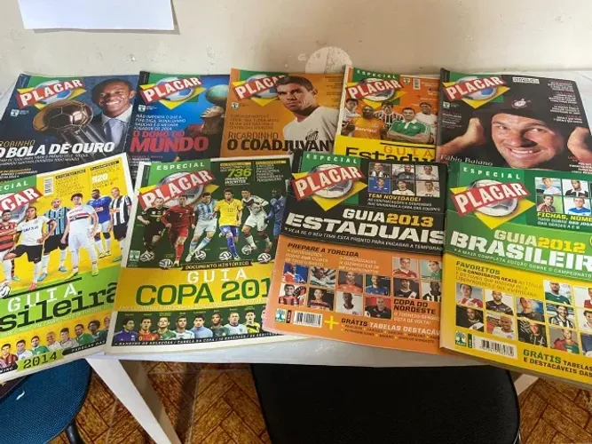 Revistas Placar São 9 Unidades Em Bom Estado Leia Descrição