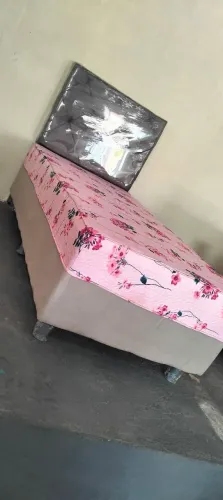 Cama box e cabeceira solteiro disponível pronta entrega