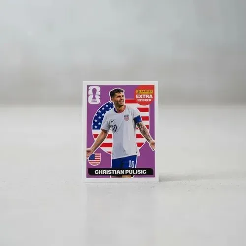 Figurinha Legend Bordô Christian Pulisic - Extra Sticker Copa 2026 Original Panini