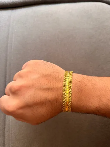 Pulseira em ouro 18k maciça nova!