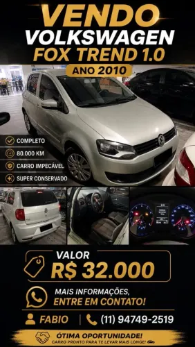 Volkswagen Fox 1.0 MI Total Flex 8V 5P 2010