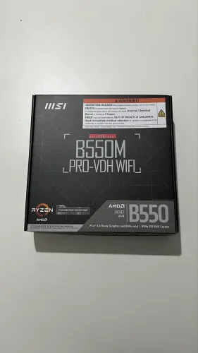 Vendo placa mãe B550M PRO-VDH WI-FI