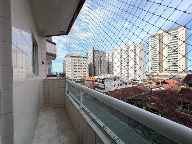 Apartamento à venda com vista para o mar, 2 quartos (1 suíte) e 1 vaga Praia Grande, Miri