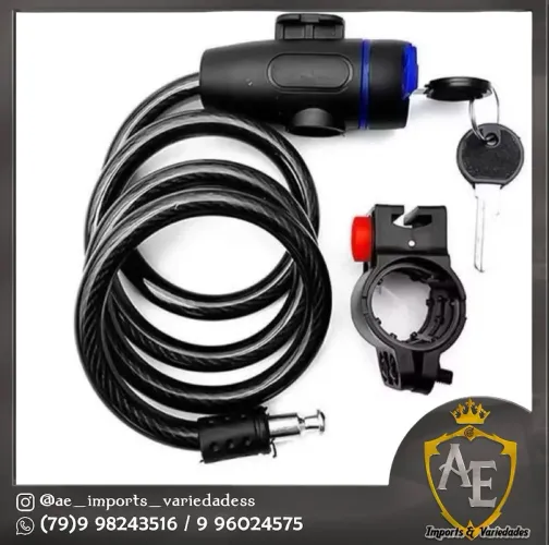 Cadeado antifurto para moto e bicicleta