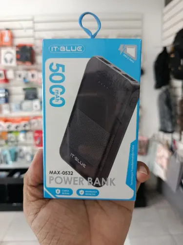 Carregador portátil 5.000 mAh It BLUE - entrega em slz e região