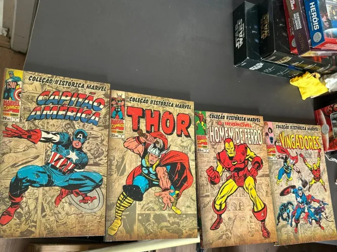 HQs coleção histórica Marvel - 01 ao 04