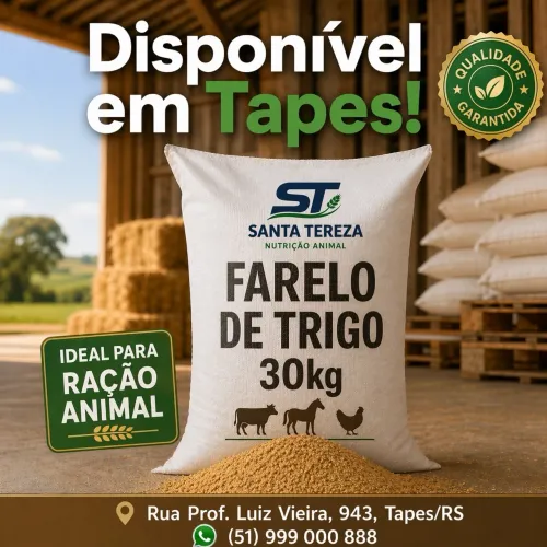 Farelo de trigo - sacos 30kg