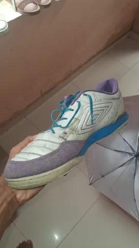 Chuteira de futsal x-confort, usada, tamanho 45
