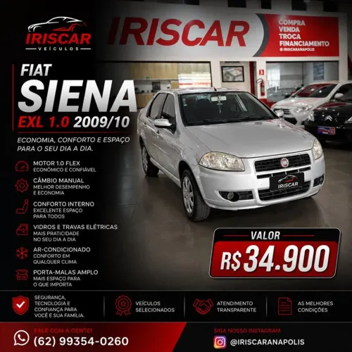 Fiat Siena ELX 1.0 MPI Fire/fire Flex 8V 4P 2010