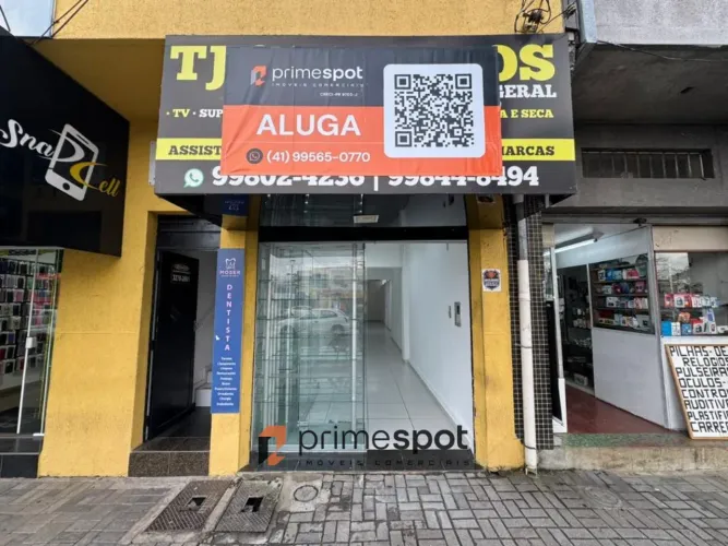 Loja para locação na Av. Marechal Floriano Peixoto | Hauer | 75 m²