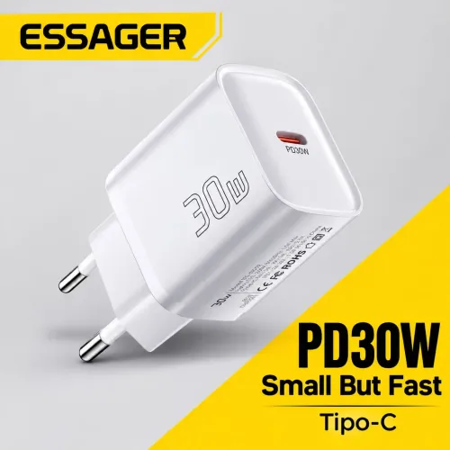 Carregador Essager PD30W Gan