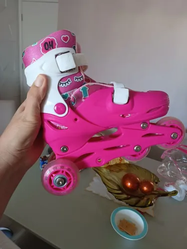 Patins 2 em 1 ajustável tamanho 28 ao 31