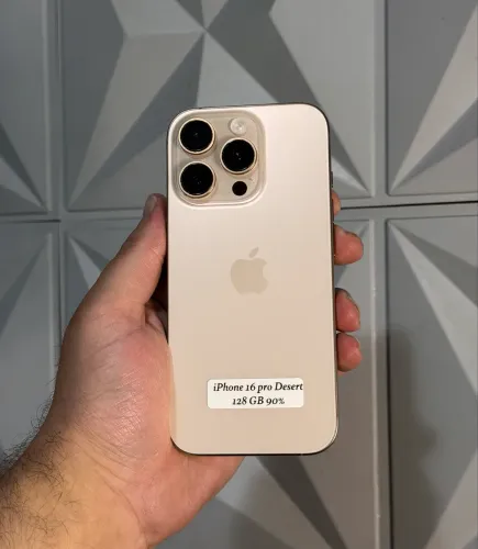 iPhone 16 pro Desert 128 Gb 90% toop