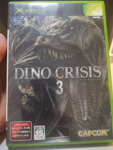Dino Crisis 3 Xbox Clássico Original Japonês Cib Completo