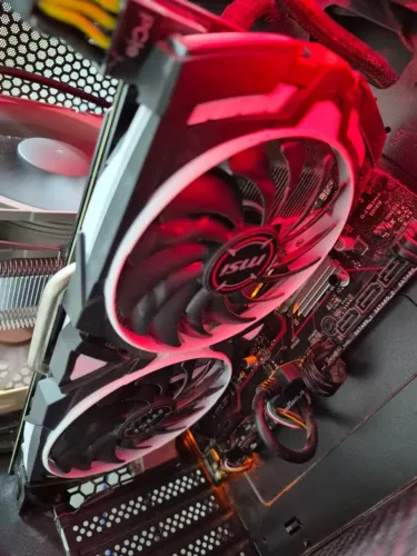 Placa de Video MSI Radeon RX580 Armor 8gb OC GDDR5 256 bits