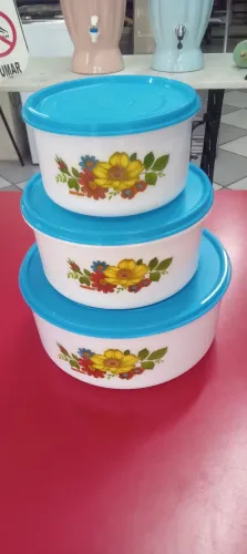 Jogo de potes plástico 