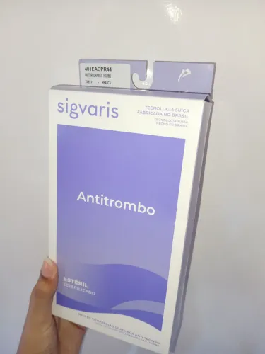 Meia de Compressão Antitrombo Sigvaris P 18-23 mmHg Lacrada