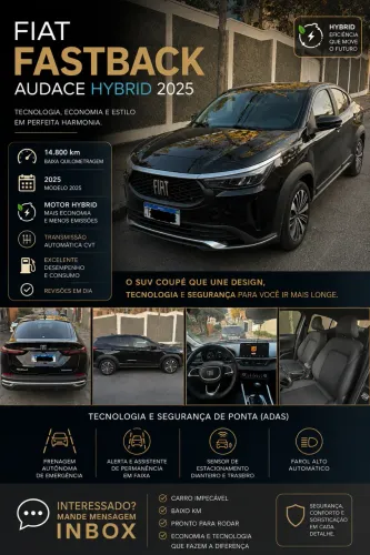 Fiat Fastback Audace 200 TB AUT (hibrído) 2025