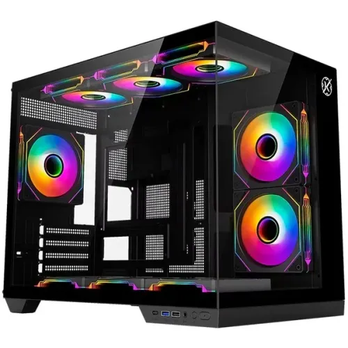 Gabinete Gamer Kalkan Saga *Sem Fan Led* - WZetta
