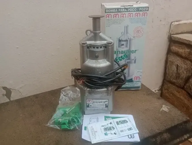 Bomba Submersa ANAUGER ECCO 300W 127V na Caixa