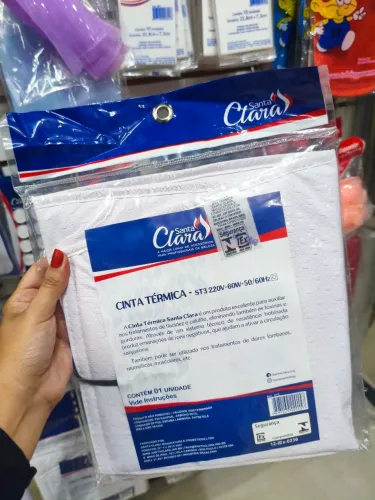 Cinta térmica modeladora 110v santa clara