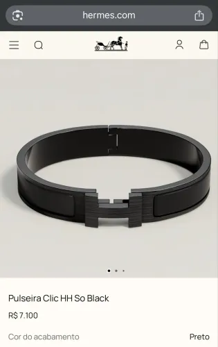 Hermes - Pulseira Clic HH So Black