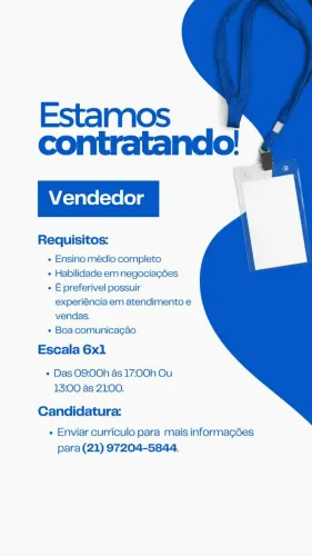 Vendedor (a) de Motos Elétricas 