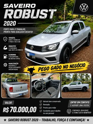 Volkswagen Saveiro Robust 1.6 Total Flex 8V CD 2021