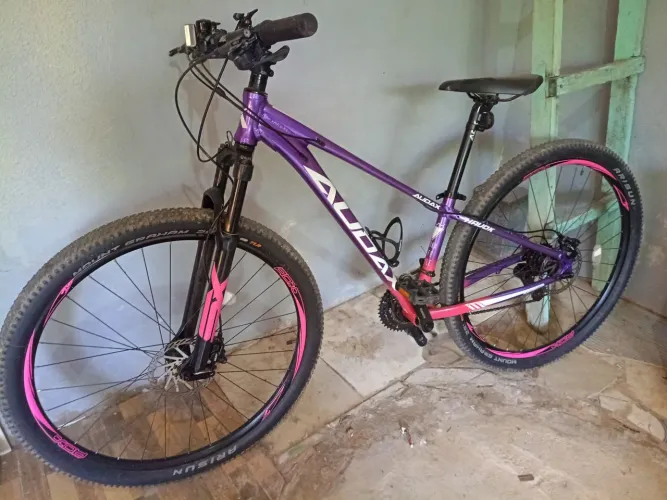 Bicicleta Audax Rosa e Lilás