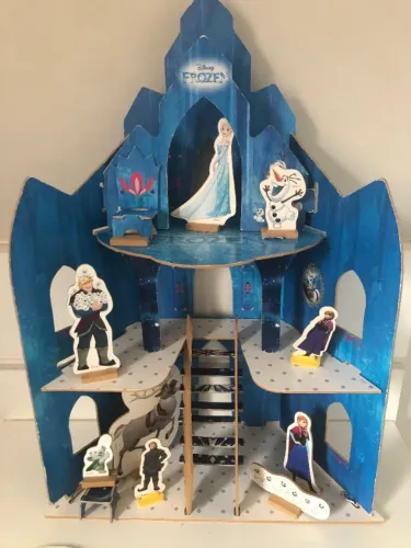 Quebra Cabeça 3D CASTELO DE MADEIRA FROZEN DISNEY