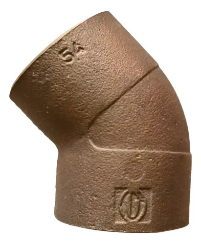 Cotovelo Cobre 45ºx 54 mm- Eluma