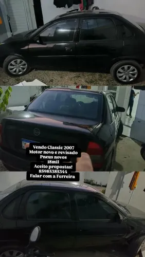Chevrolet Corsa SED Class.life 1.0/1.0 Flexpower (álcool) 2007