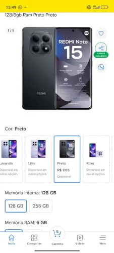 Redme note 15