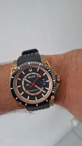 Relógio bulova precisionist rose