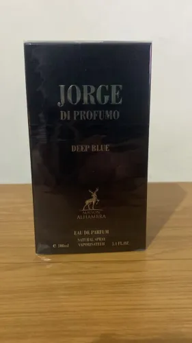 Perfume maison alhambra jorge di profumo deep blue 100ml - original - lacrado