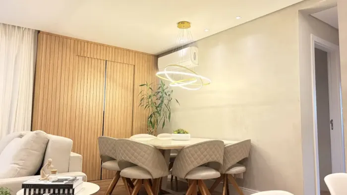 Apartamento mobiliado aprox. 100m²- 3 quartos- Bacacheri- 2 vagas