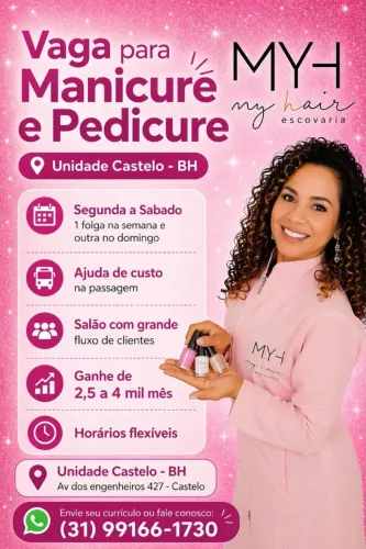 Vaga para Manicure