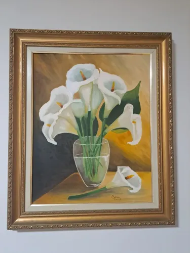 quadro pintura à óleo