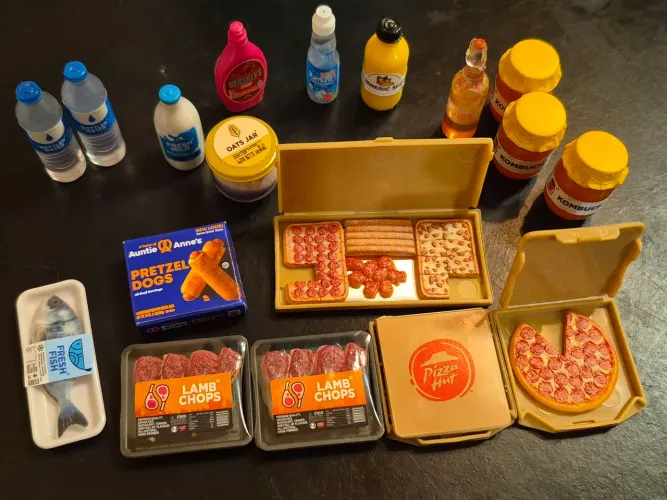 Itens mini brands