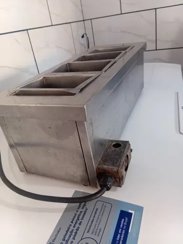 Salsicheira e Molheira Elétrica - Equipamento para Lanches