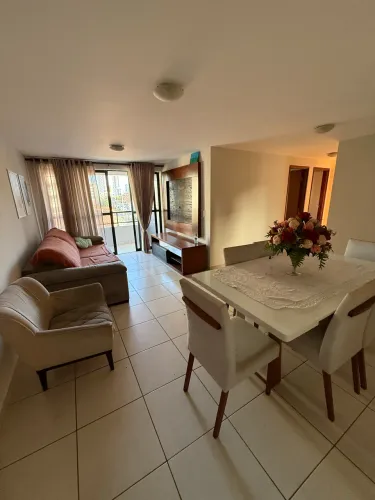 Apartamento mobiliado 3 quartos para alugar em Manaíra com condomínio incluso