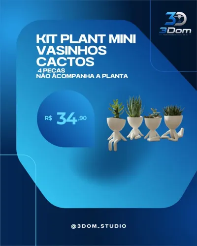 KIT PLANT MINI VASOS