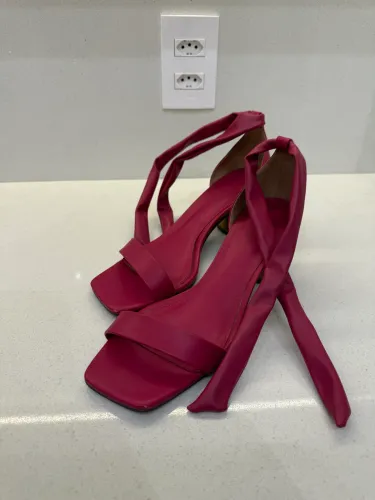 Sandalia Satinato Pink 39