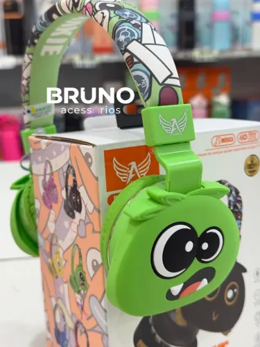 Fone Bluetooth sem fio infantil Dia das crianças 