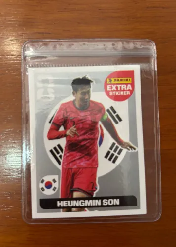 Heungmin Son Prata - FIGURINHA EXTRA STICKER 2026