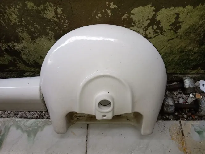 Pia de cerâmica banheiro 