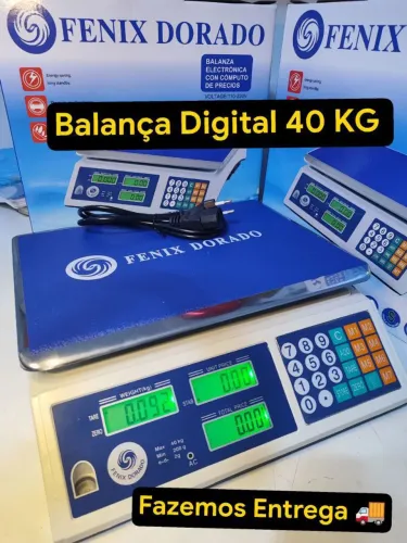 Balança Digital 40 kg Recarregável 