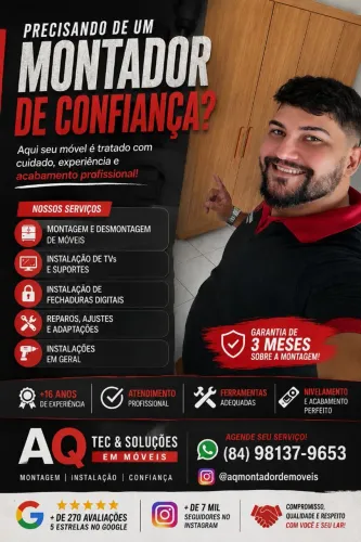 Instalador de Fechadura digital - Montador de Móveis - Instalador de TV